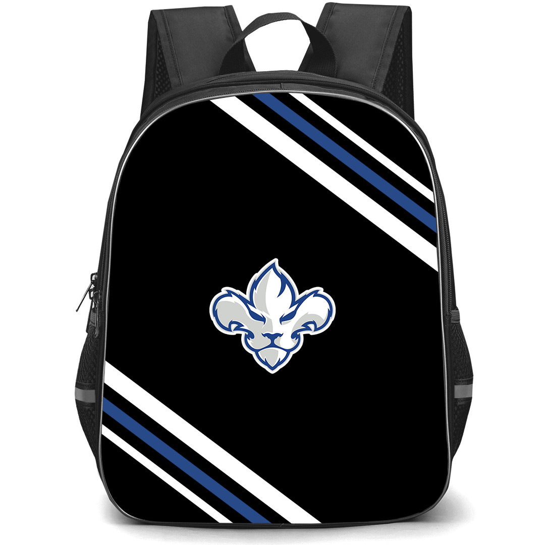 Trois Rivieres Lions Backpack School Bag StudentPack - Trois Rivieres Lions Large Logo With Stripe