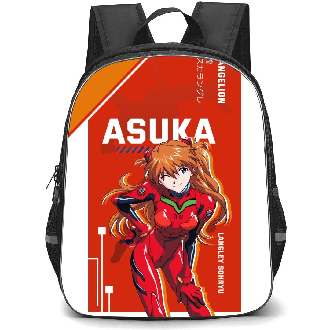 Neon Genesis Evangelion Asuka Langley Backpack StudentPack - Asuka Langley Unit 02 Theme