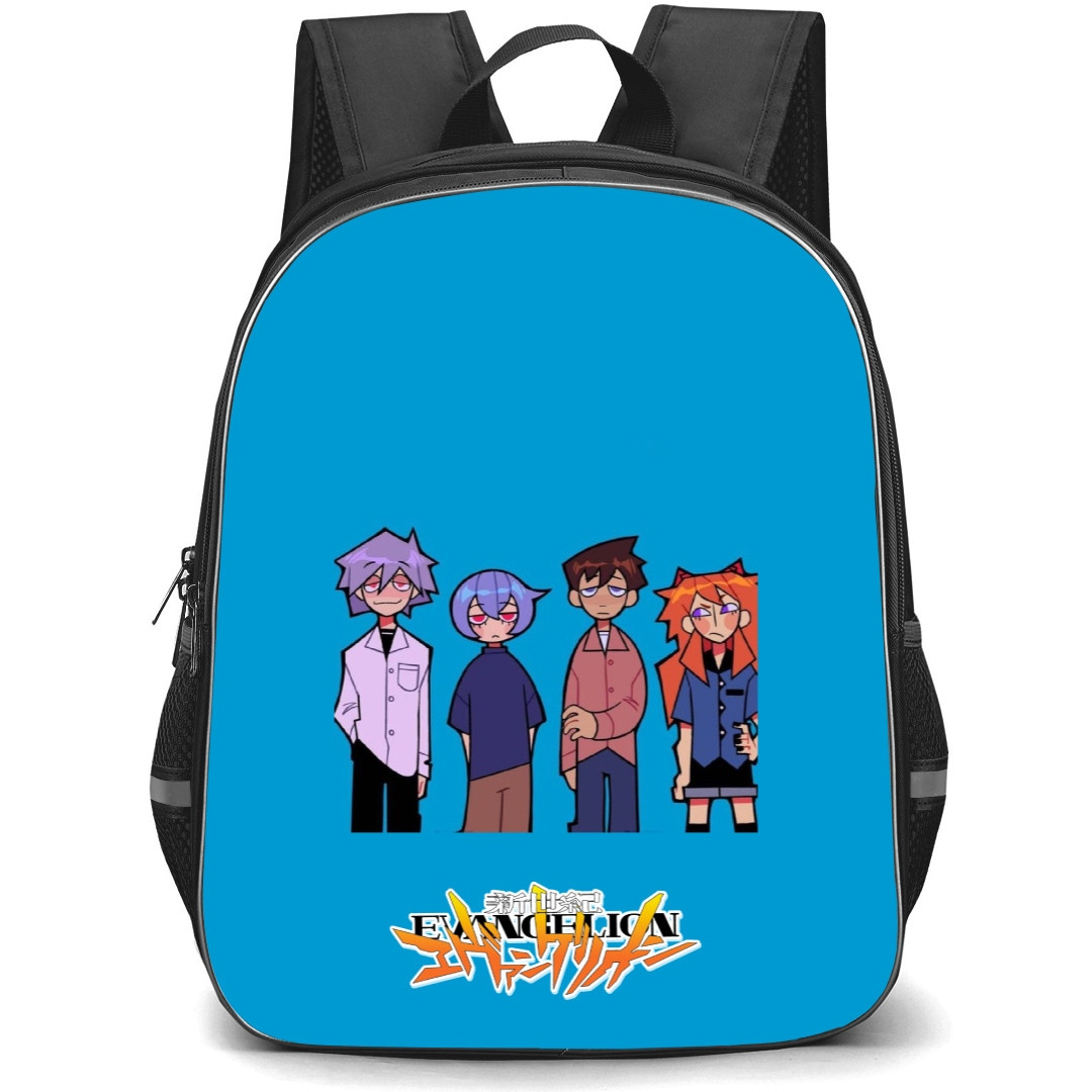Neon Genesis Evangelion Backpack StudentPack - Characters Crossover Weezer Art