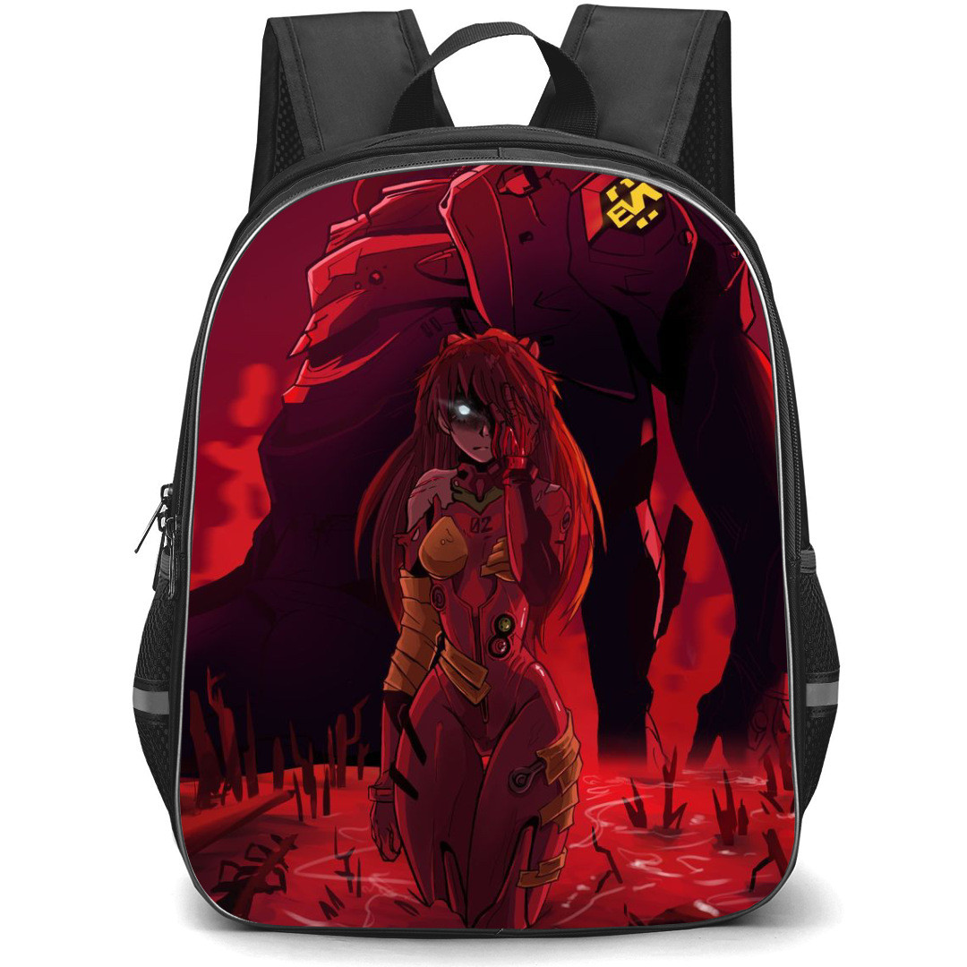 Neon Genesis Evangelion Backpack StudentPack - Neon Genesis Evangelion EVA O2 Illustration Art Poster