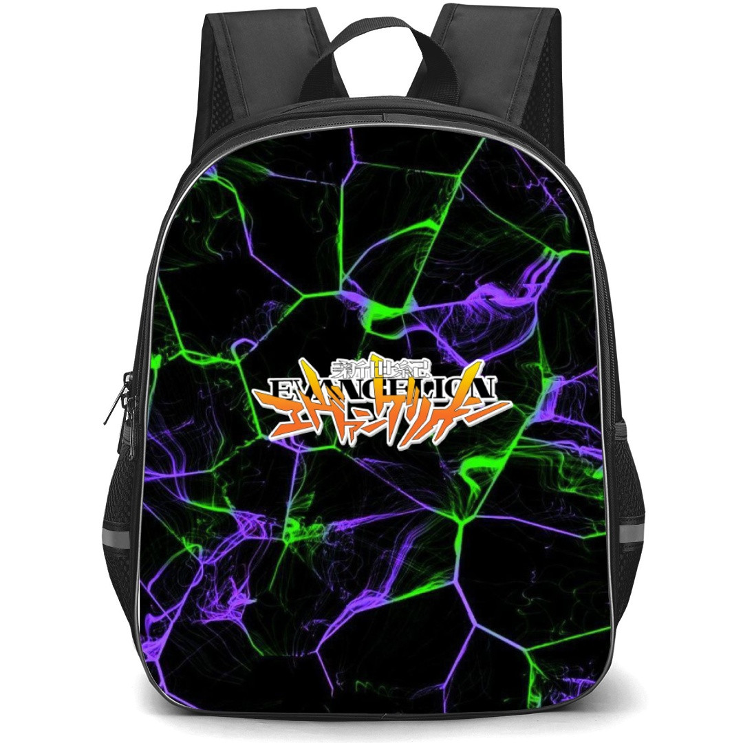 Neon Genesis Evangelion Backpack StudentPack - Evangelion Logo On Lightning Background