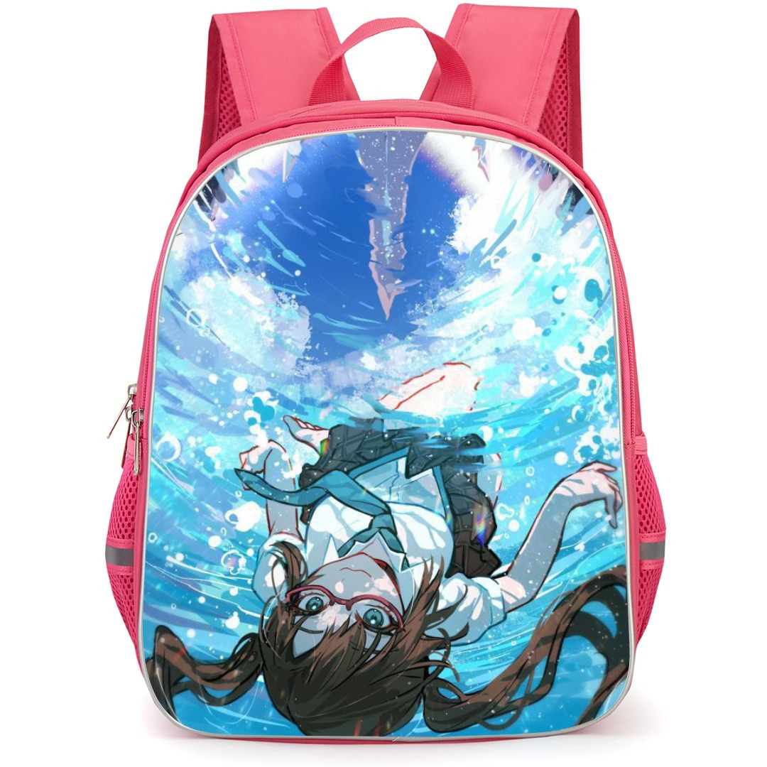 Neon Genesis Evangelion Mari Makinami Backpack StudentPack - Mari Makinami Under Ocean Anime Art Poster