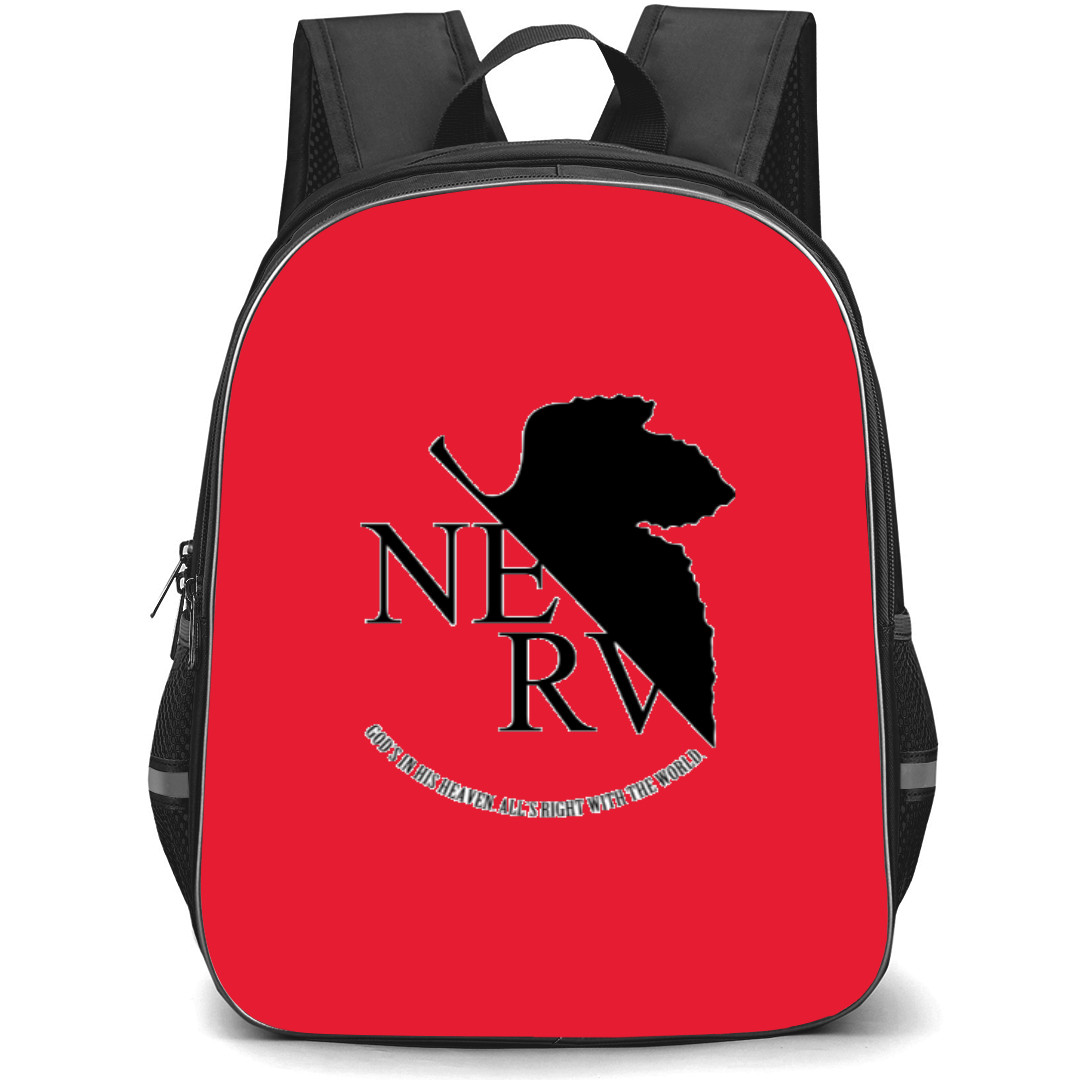 Neon Genesis Evangelion Backpack StudentPack - NERV Black Logo