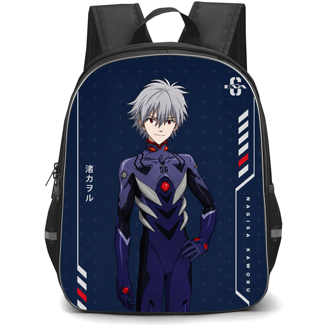 Neon Genesis Evangelion Nagisa Kaworu Backpack School Bag StudentPack - Nagisa Kaworu EVA-06 Pilot Poster