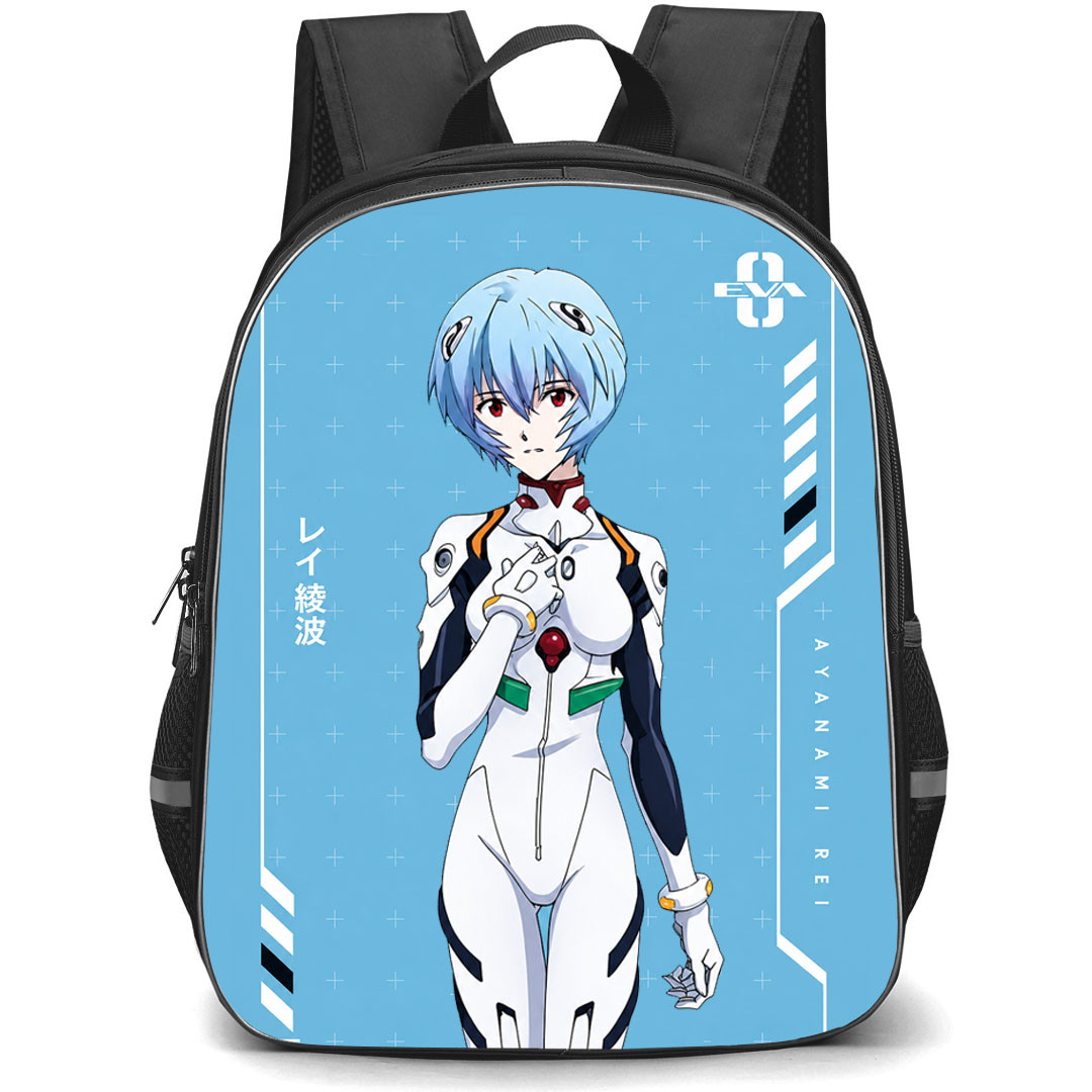 Neon Genesis Evangelion Rei Ayanami Backpack School Bag StudentPack - Rei Ayanami EVA-00 Pilot Poster
