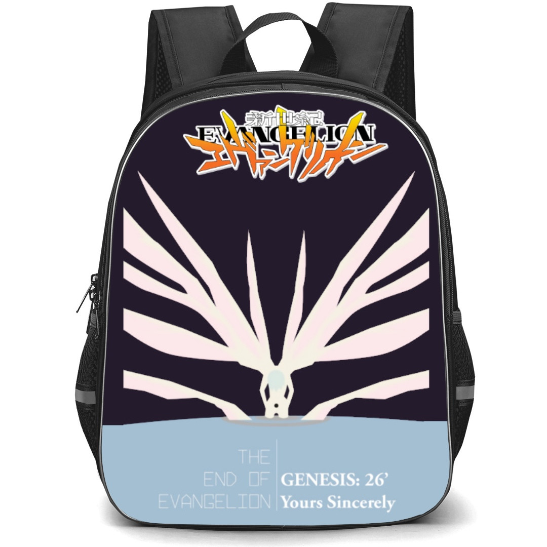 Neon Genesis Evangelion Rei Ayanami Backpack StudentPack - Rei Ayanami Angel Minimalist