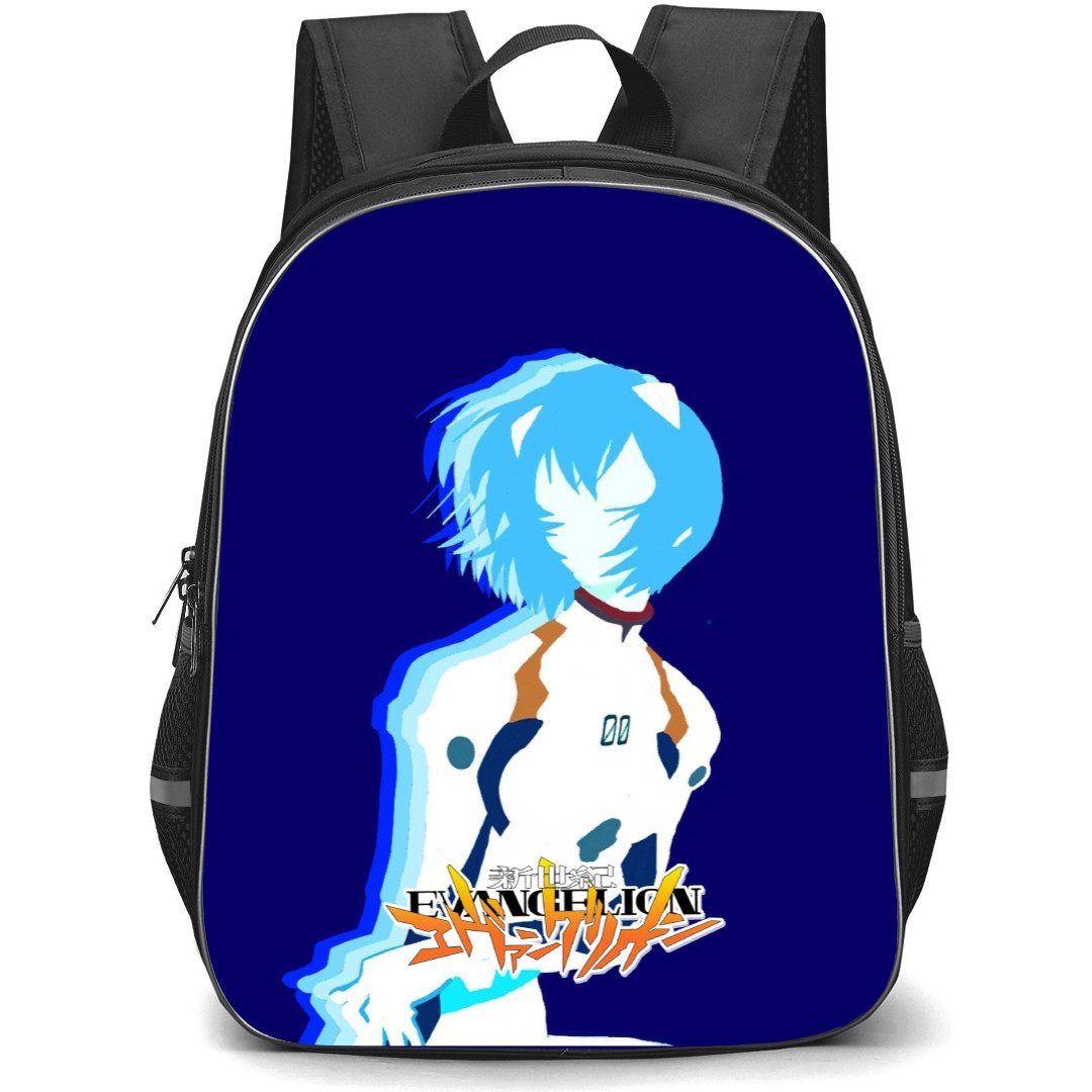 Neon Genesis Evangelion Rei Ayanami Backpack StudentPack - Rei Ayanami Illusion Minimalist