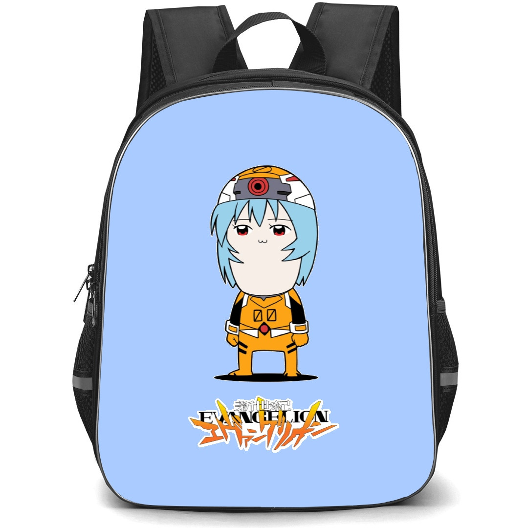 Neon Genesis Evangelion Rei Ayanami Backpack StudentPack - Rei Ayanami Pop Team Art