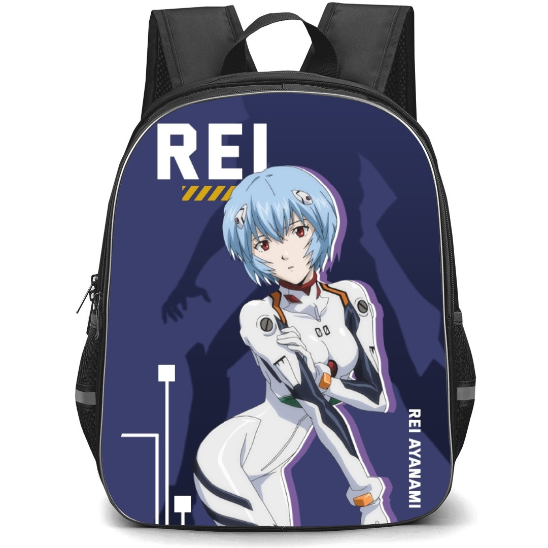 Neon Genesis Evangelion Rei Ayanami Backpack StudentPack - Rei Ayanami Unit 00 Theme