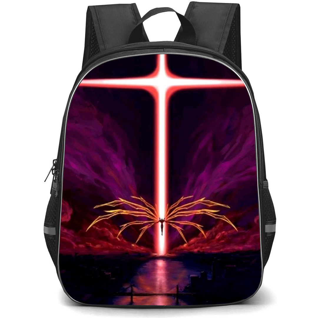Neon Genesis Evangelion Backpack StudentPack - Neon Genesis Evangelion The Cross Poster