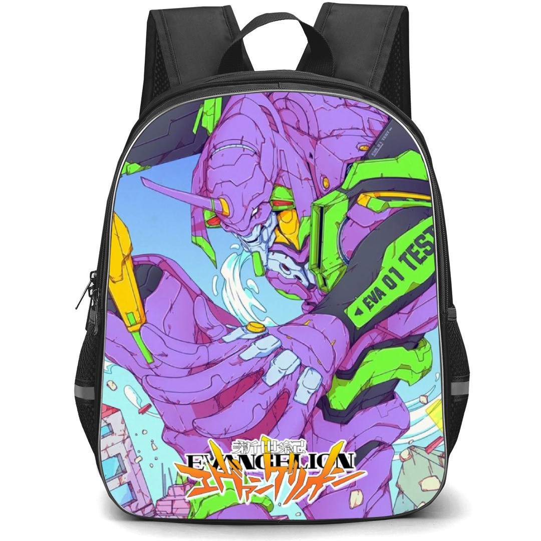 Neon Genesis Evangelion Unit 01 Backpack StudentPack - Evangelion Unit 01 Attack Mode Illustration