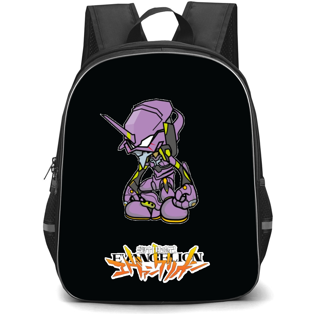Neon Genesis Evangelion Unit 01 Backpack StudentPack - Evangelion Unit 01 Portrait Cartoon Art Sticker