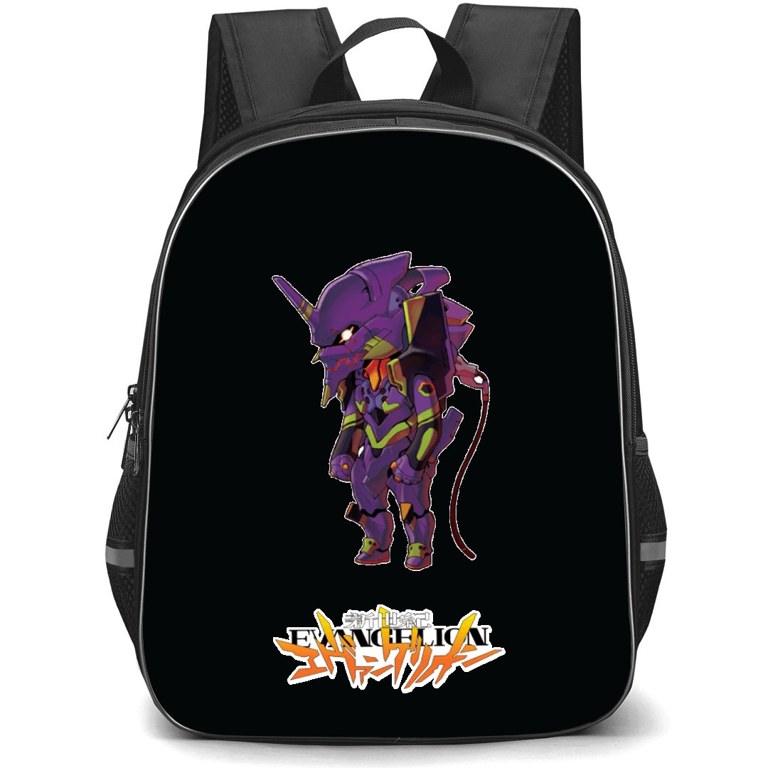 Neon Genesis Evangelion Unit 01 Backpack StudentPack - Evangelion Unit 01 Portrait Chibi Art Sticker