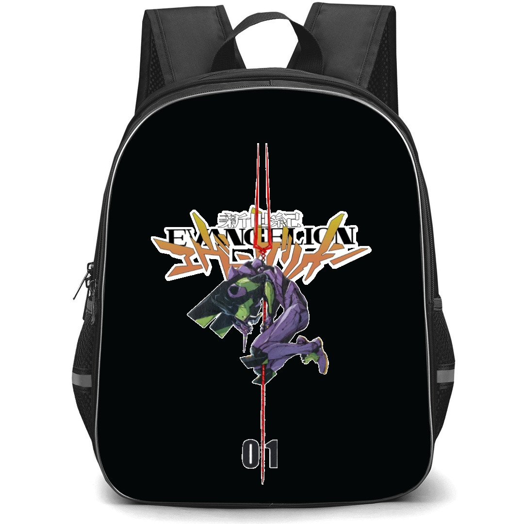 Neon Genesis Evangelion Unit 01 Backpack StudentPack - Evangelion Unit 01 Spear Of Longinus