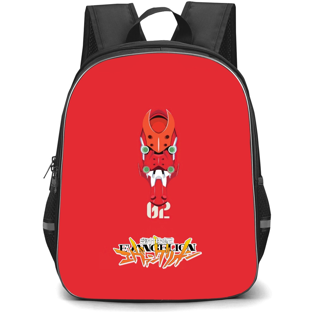 Neon Genesis Evangelion Unit 02 Backpack StudentPack - Evangelion Unit 02 Head Portrait