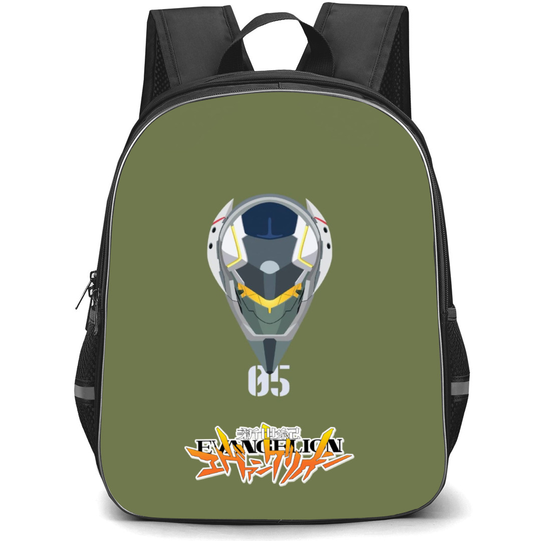 Neon Genesis Evangelion Unit 05 Backpack StudentPack - Evangelion Unit 05 Head Portrait