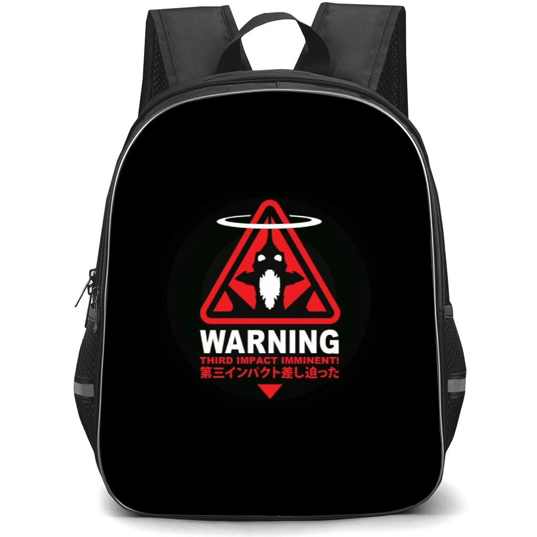 Neon Genesis Evangelion Backpack StudentPack - Warning Third Impact Imminent Poster Art