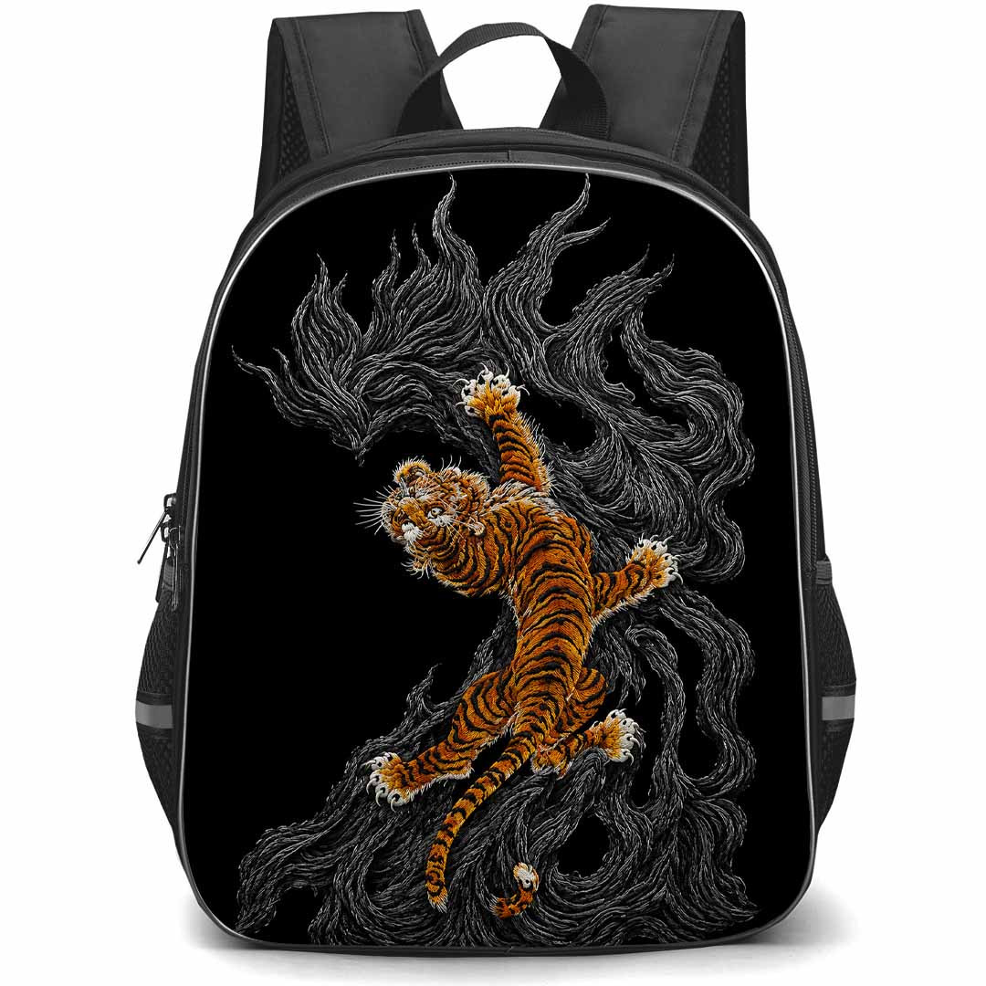 Ed Hardy Backpack School Bag StudentPack - Ed Hardy Fierce Tiger Tree Poster