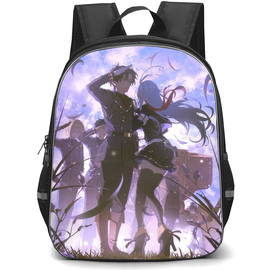 86 Eighty Six Backpack StudentPack - 86 Eighty-Six Lena And Shin Meet Each Other Anime Art