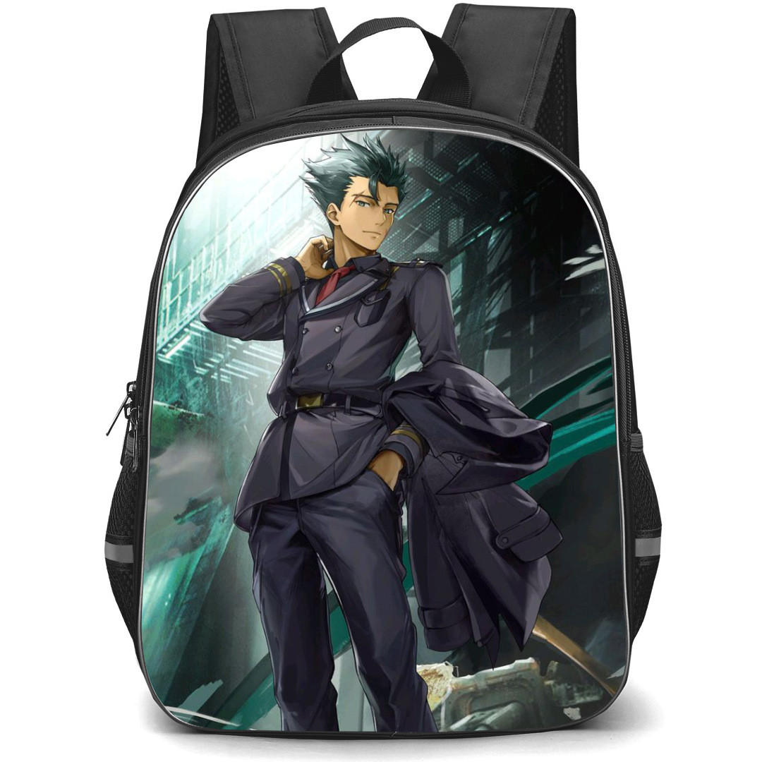 86 Eighty Six Raiden Shuga Backpack StudentPack - Raiden Shuga Standing On Fan Art Poster
