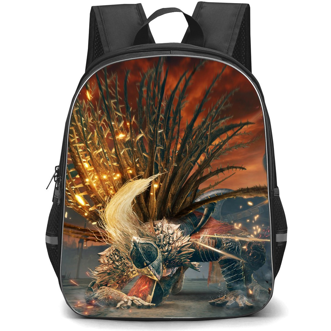 Elder Ring Shadow Of The Erdtree Backpack StudentPack - Electric Porcupine Hippo-Crocodile Boss