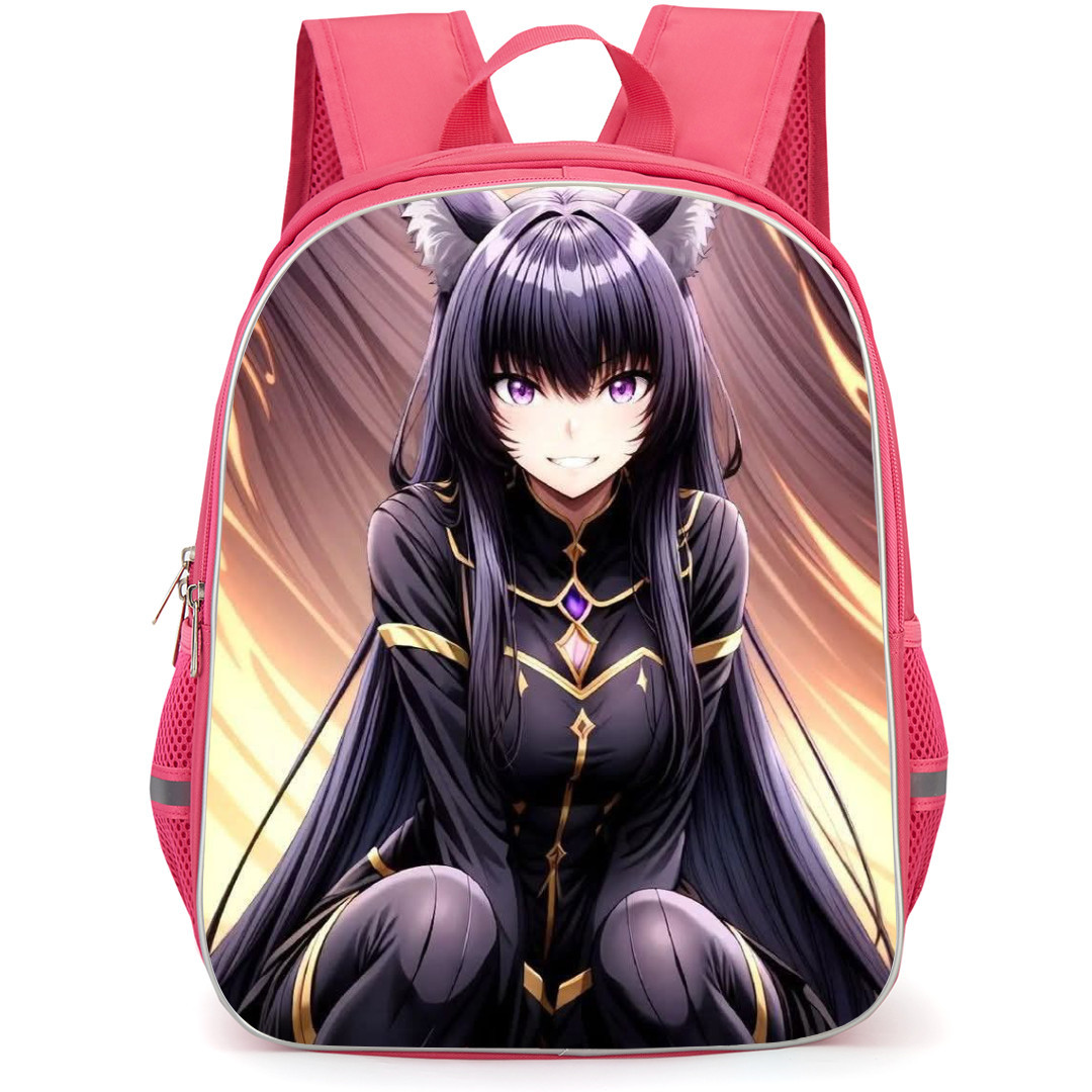 The Eminence In Shadow Delta Backpack StudentPack - Delta With Long Hair Sitting On Ground Animie Art Poster