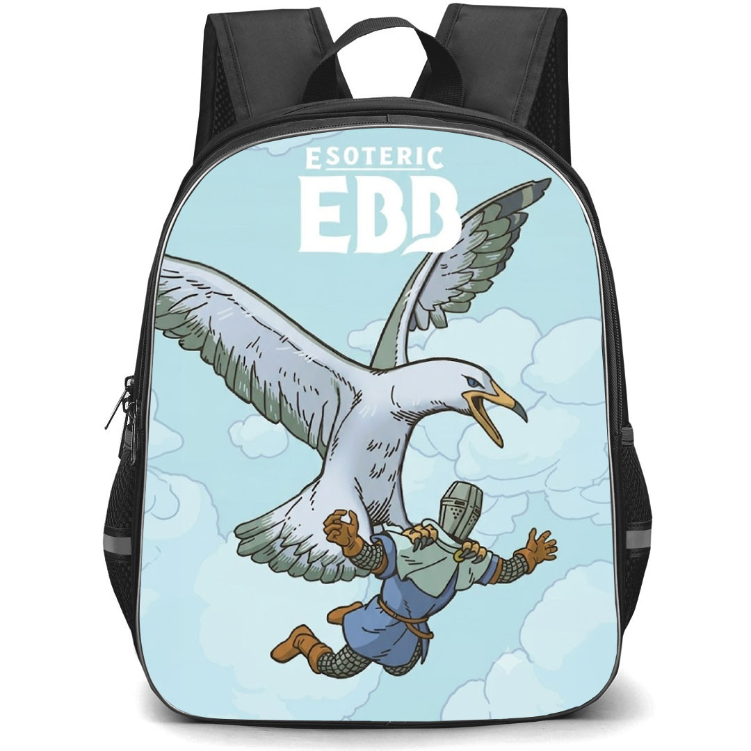 Esoteric Ebb Backpack School Bag StudentPack - Esoteric Ebb Seagull Sky Poster