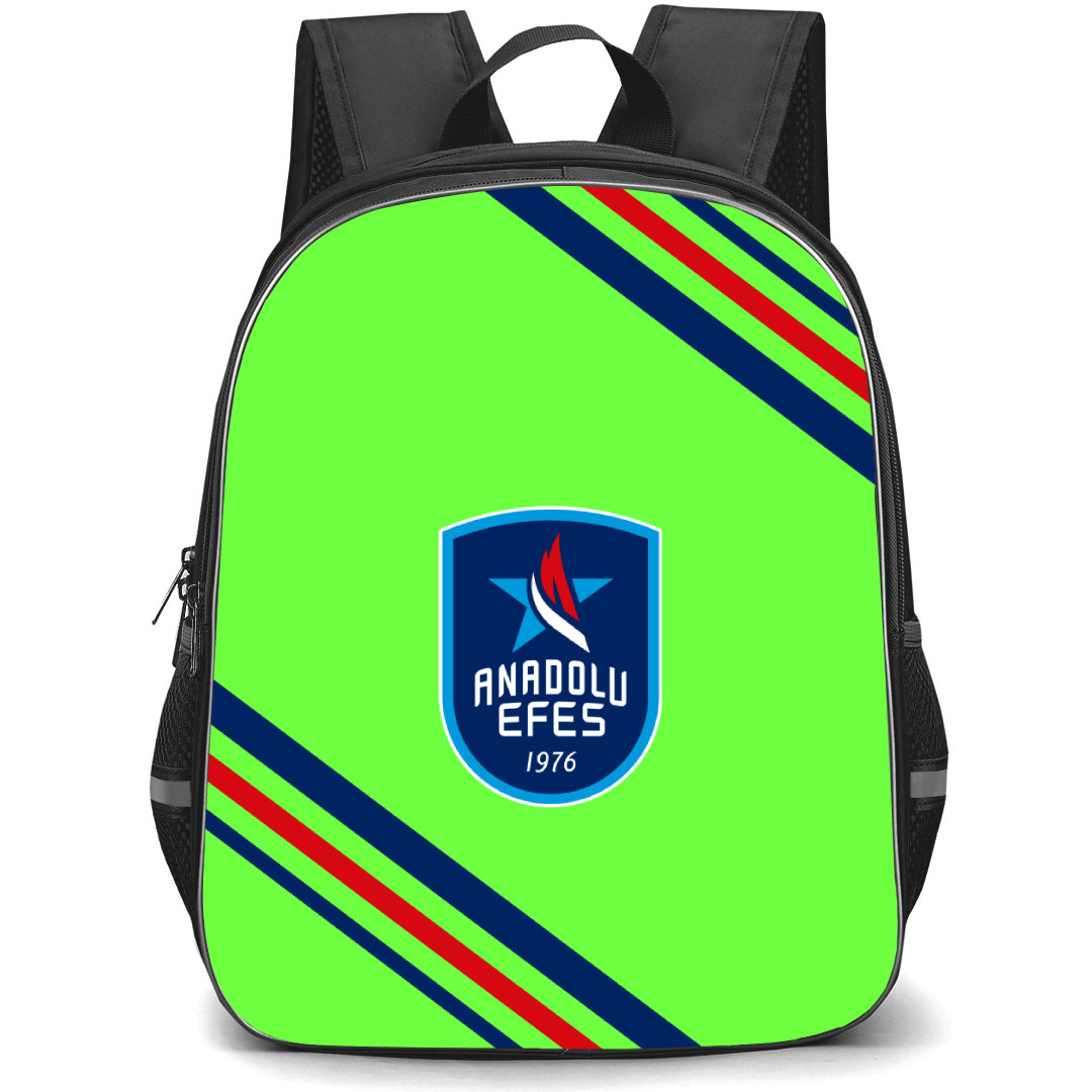 Anadolu Efes Spor Kulubu Backpack School Bag StudentPack - Large Logo With Stripe