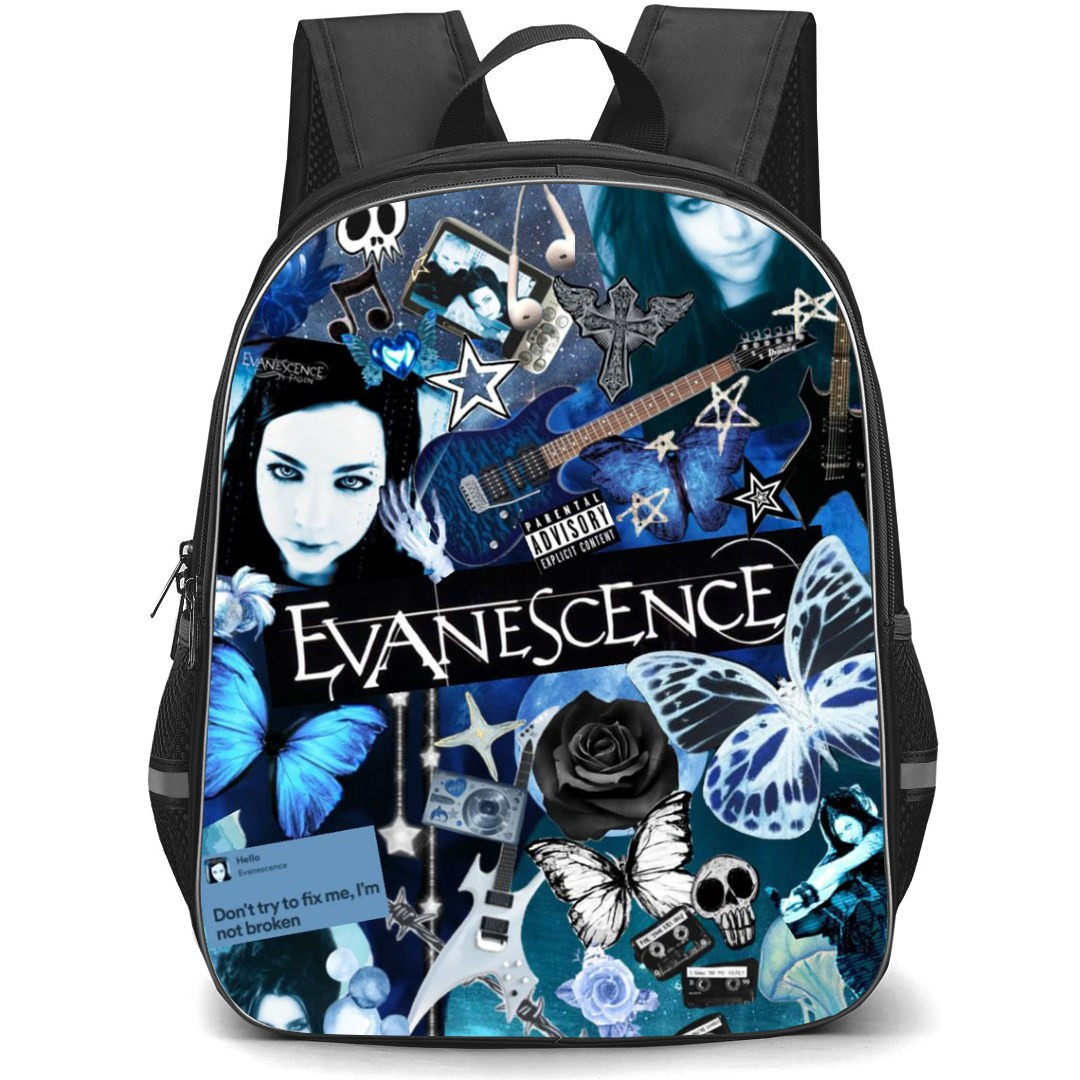 Evanescence Amy Lee Backpack StudentPack - Amy Lee Emo Collage Series Poster