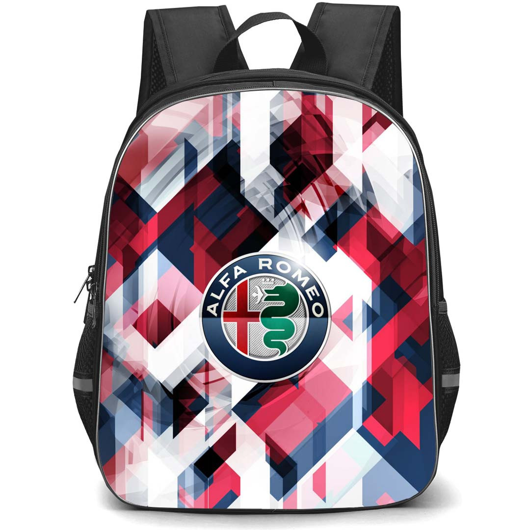 F1 Formula One Alfa Romeo Backpack StudentPack - Alfa Romeo Logo On Graphic Art