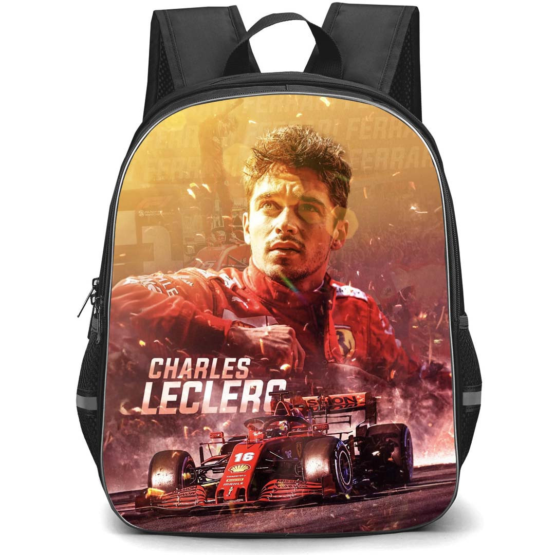 F1 Formula One Charles Leclerc Backpack StudentPack - Charles Leclerc Leclerc F1 2020 Poster