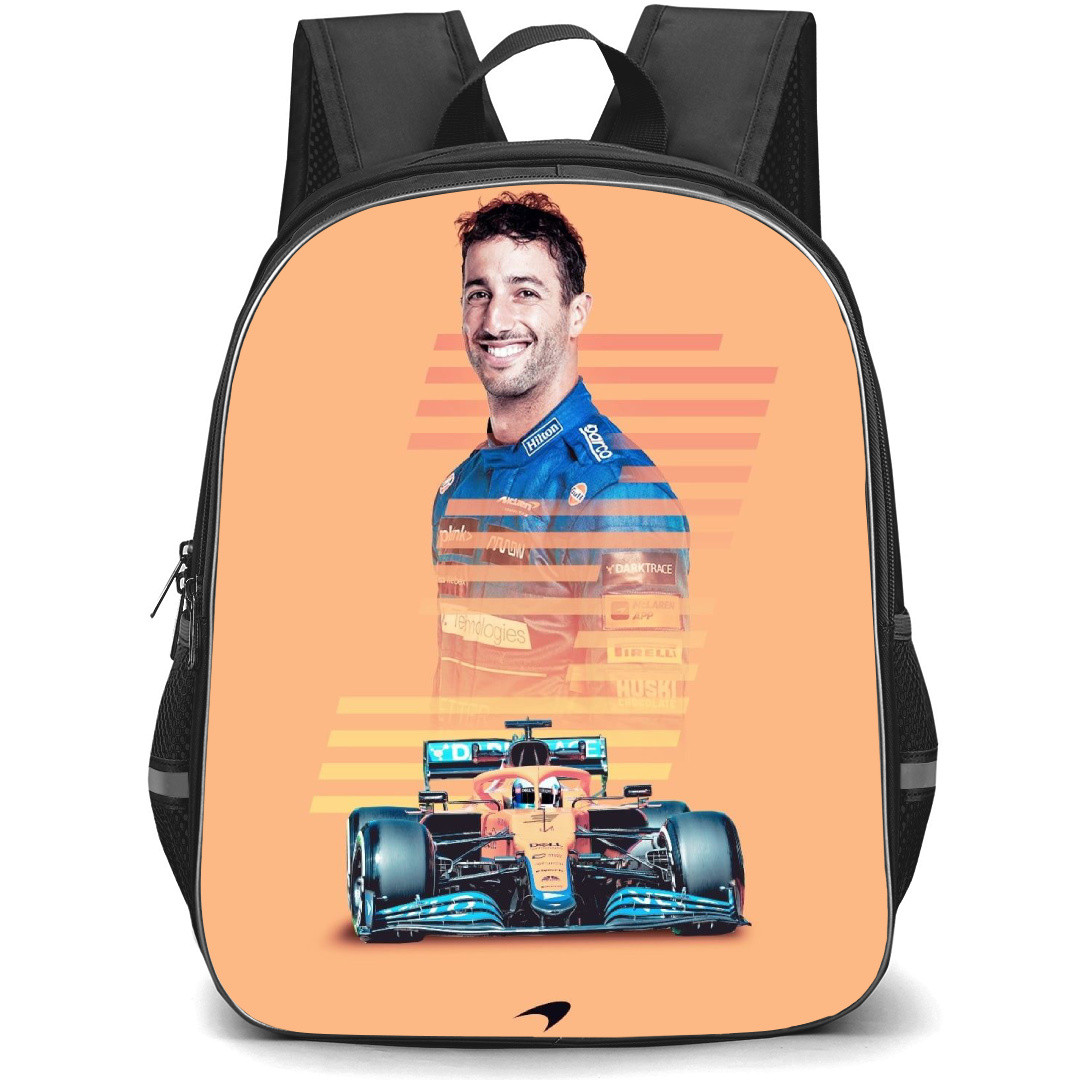 F1 Formula One Daniel Ricciardo Backpack StudentPack - Minimalist Portrait