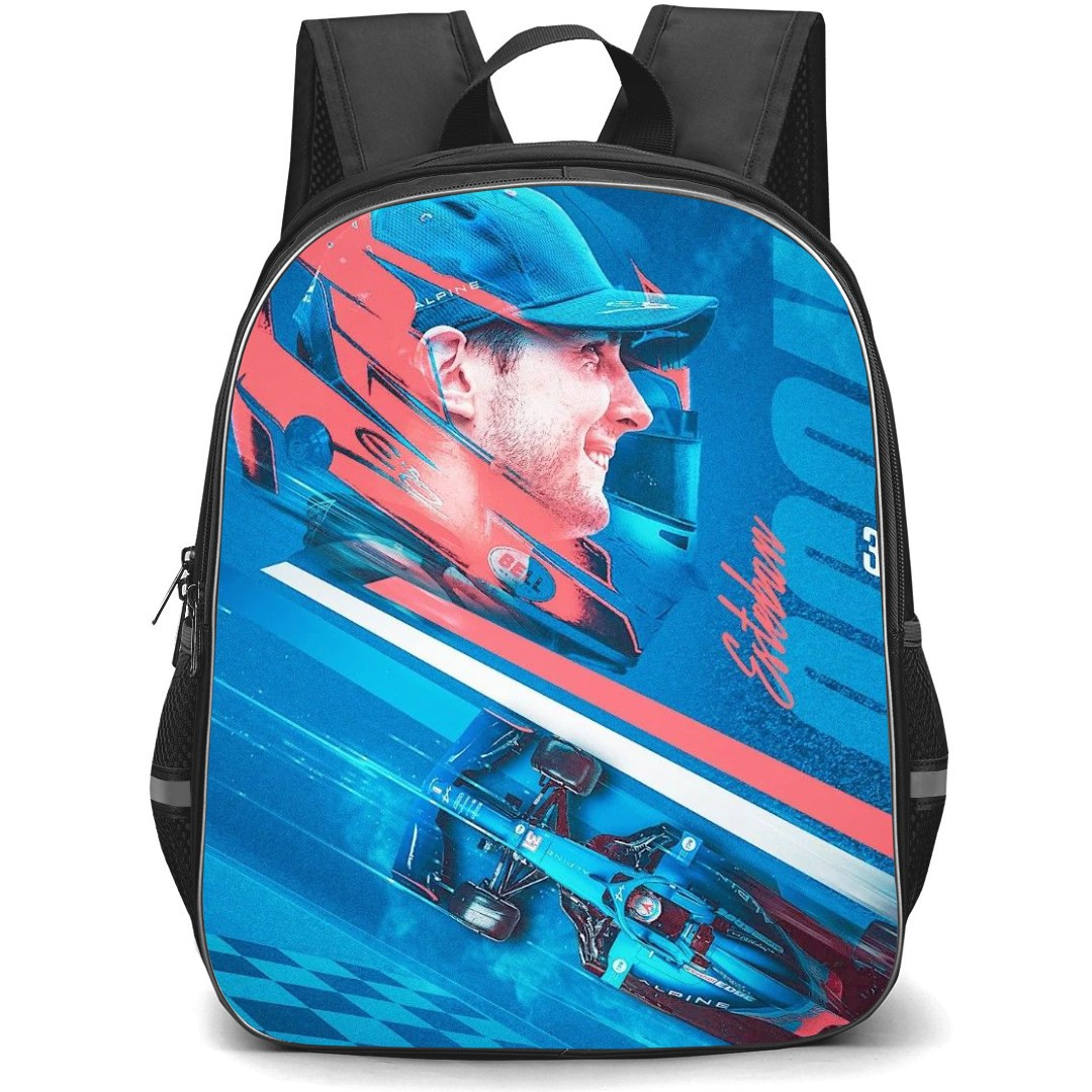 F1 Formula One Esteban Ocon Backpack StudentPack - Side View Poster