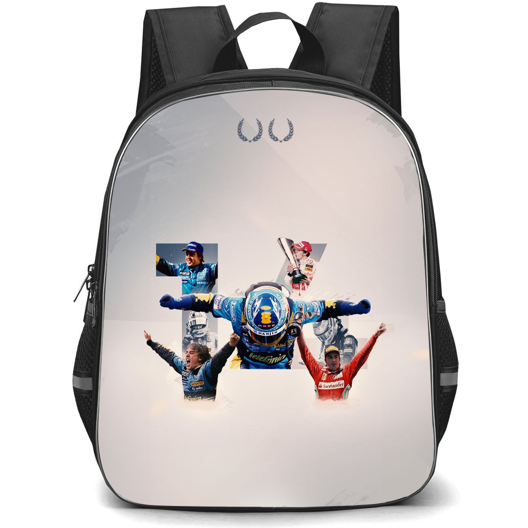 F1 Formula One Fernando Alonso Backpack StudentPack - Fernando Alonso Celebration Poster