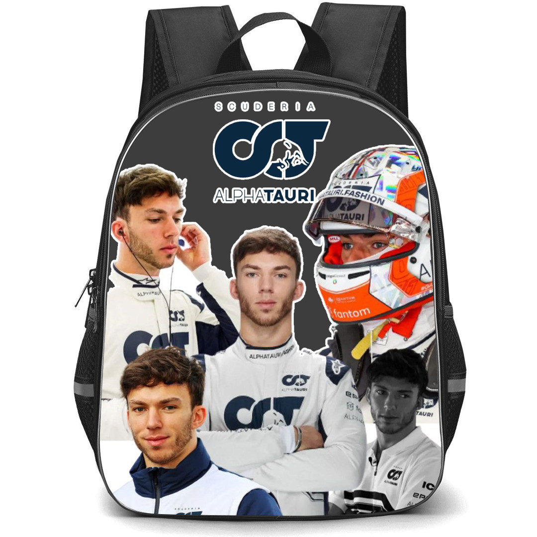 F1 Formula One Pierre Gasly Backpack StudentPack - Alphatauri Poster