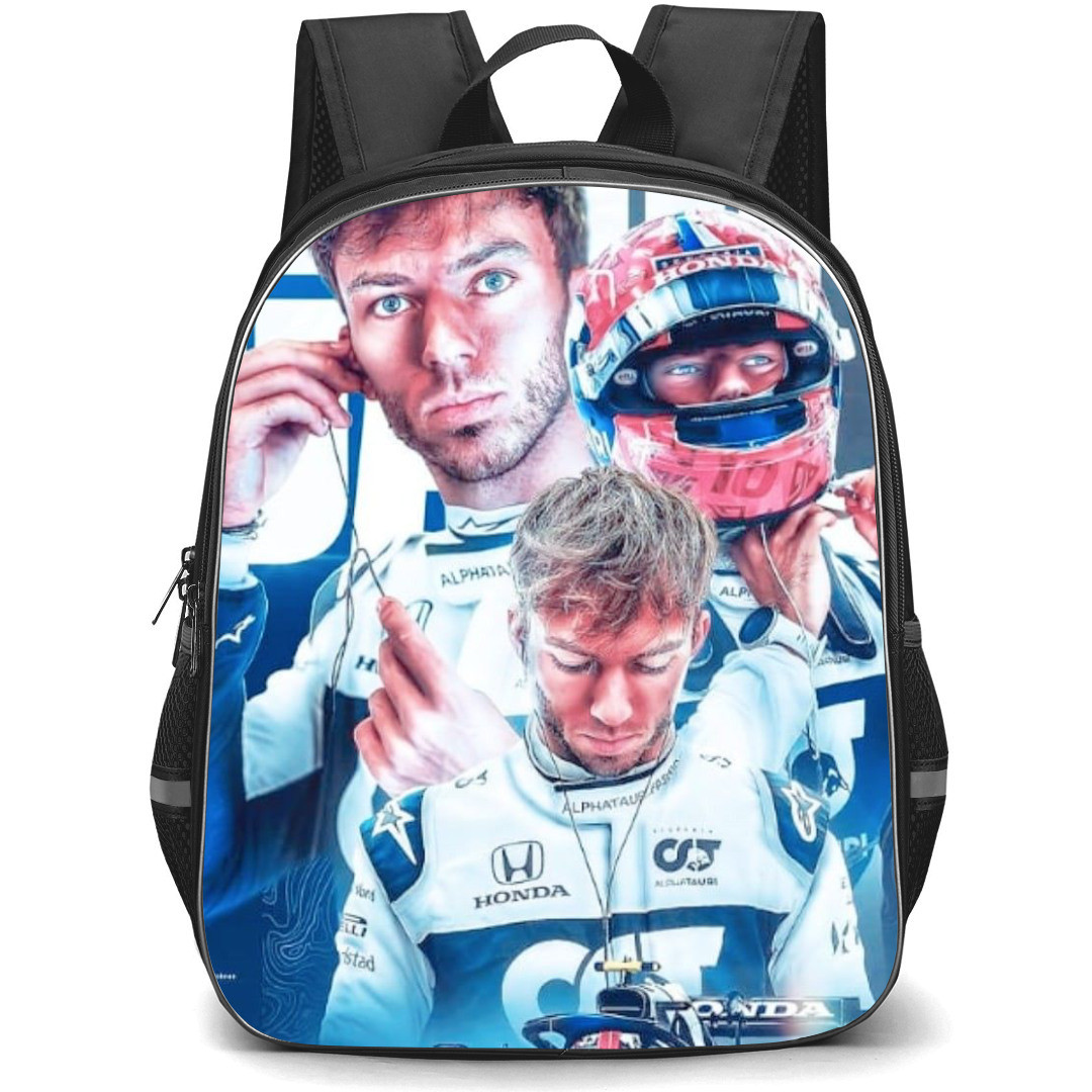 F1 Formula One Pierre Gasly Backpack StudentPack - Bright Blue Poster