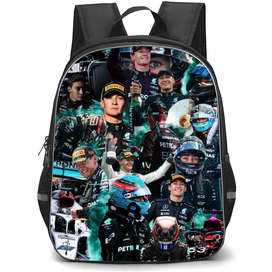 F1 Formula One George Russell Backpack StudentPack - Portrait Compilation