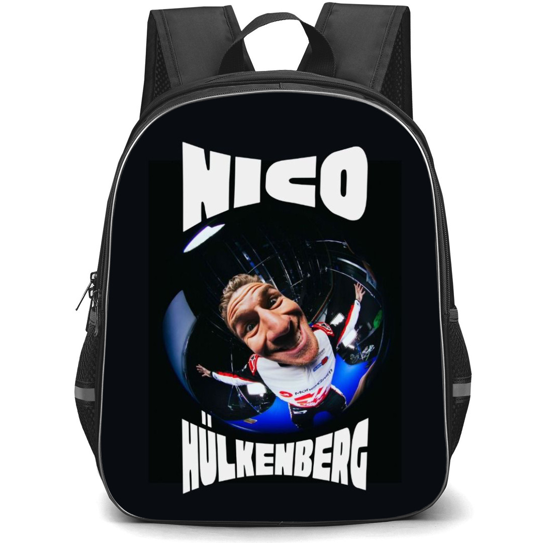 F1 Formula One Nico Hulkenberg Backpack StudentPack - Aesthetic Fisheye Poster