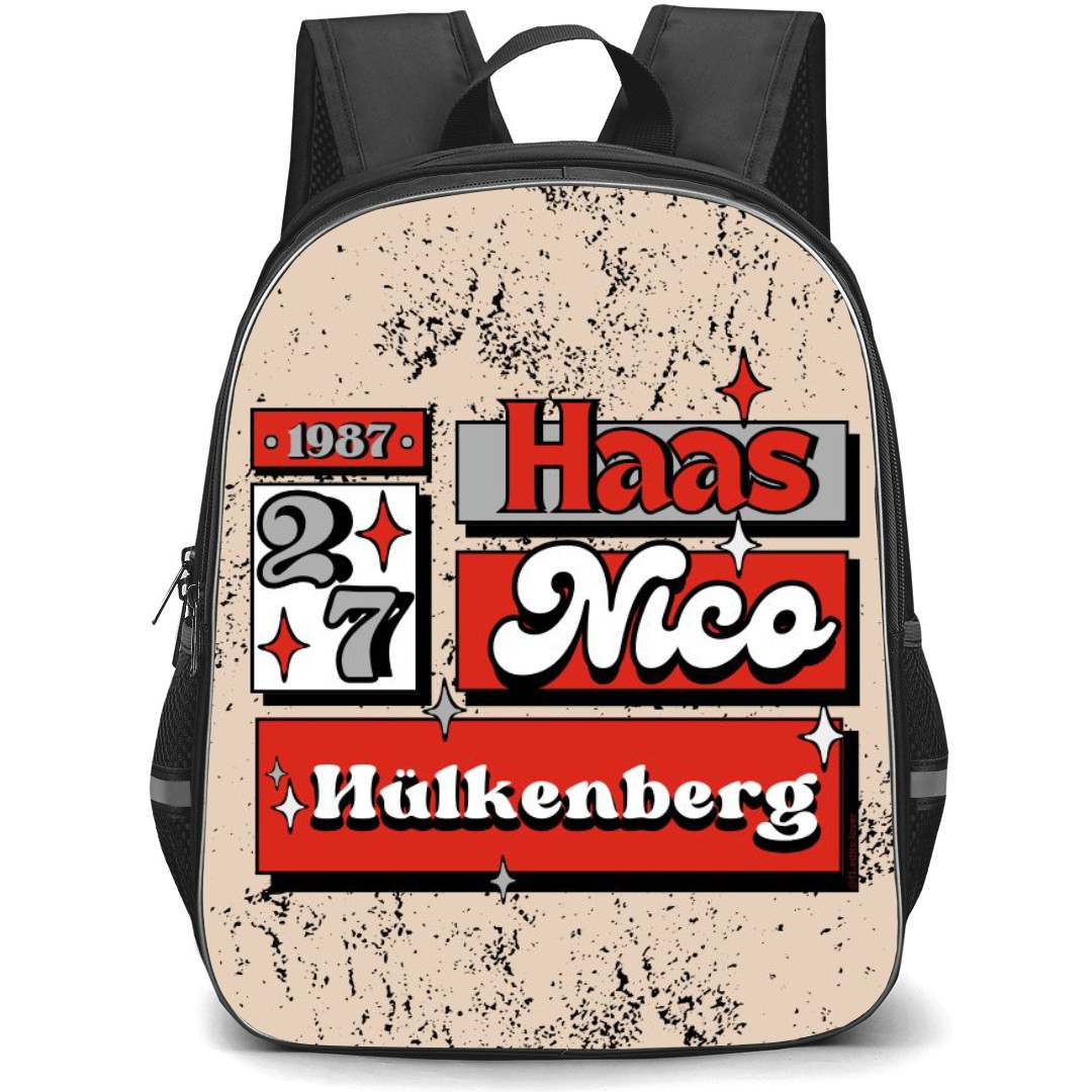 F1 Formula One Nico Hulkenberg Backpack StudentPack - Aesthetic Frame Art
