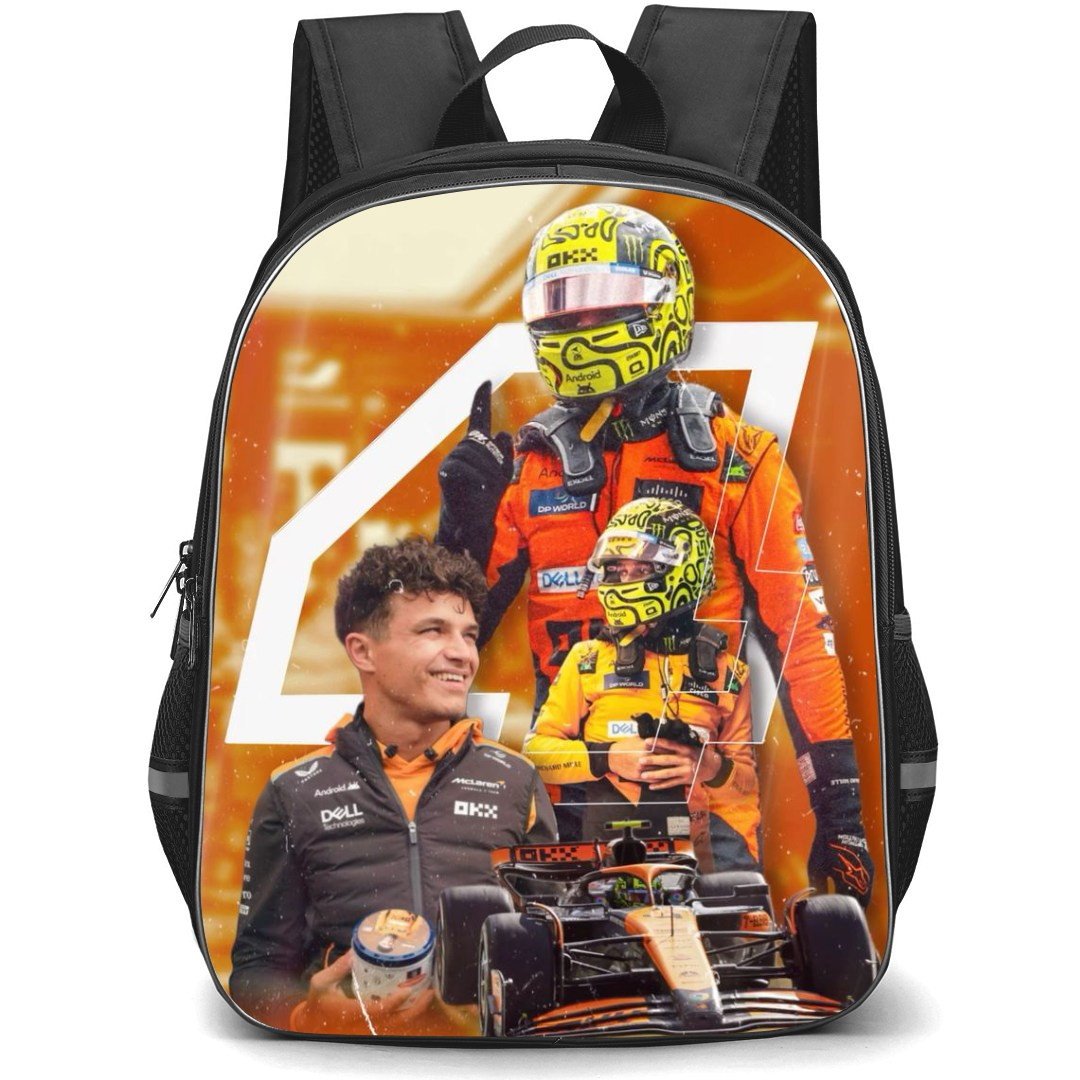 F1 Formula One Lando Norris Backpack StudentPack - Lando Norris LN4 F1 2024 Poster