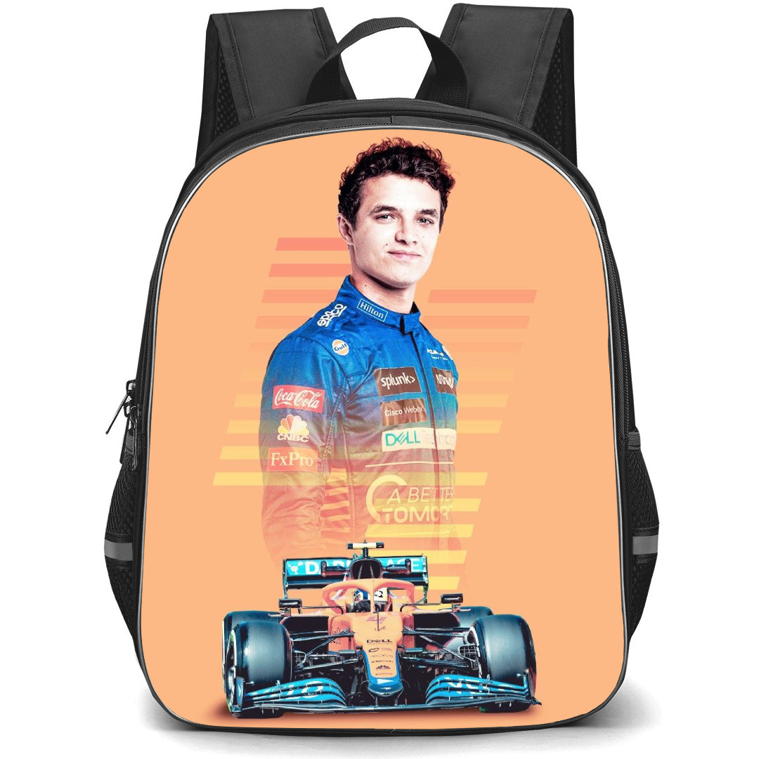 F1 Formula One Lando Norris Backpack StudentPack - Minimalist Portrait