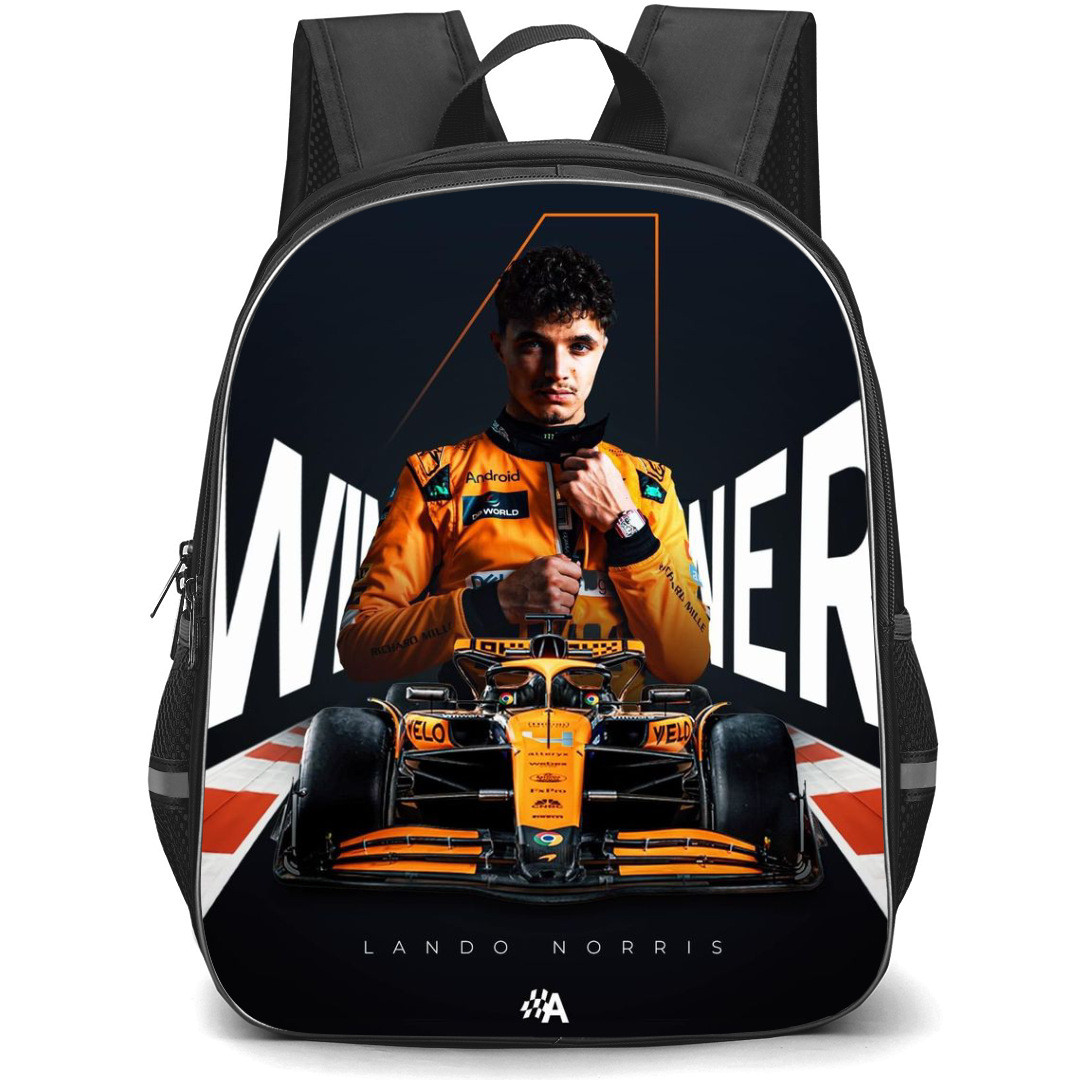 F1 Formula One Lando Norris Backpack StudentPack - Winner Poster