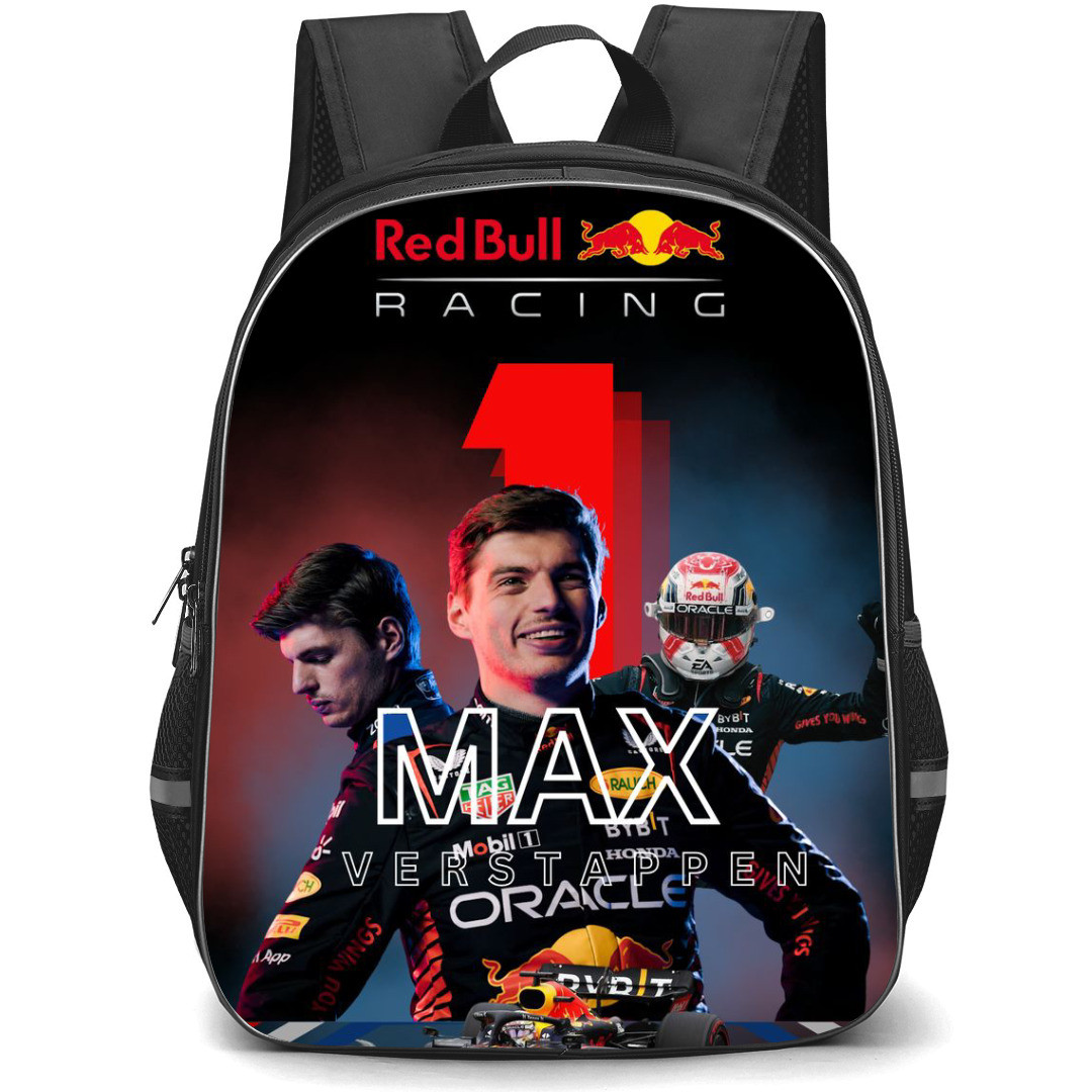 F1 Formula One Max Verstappen Backpack StudentPack - Red Bull Poster