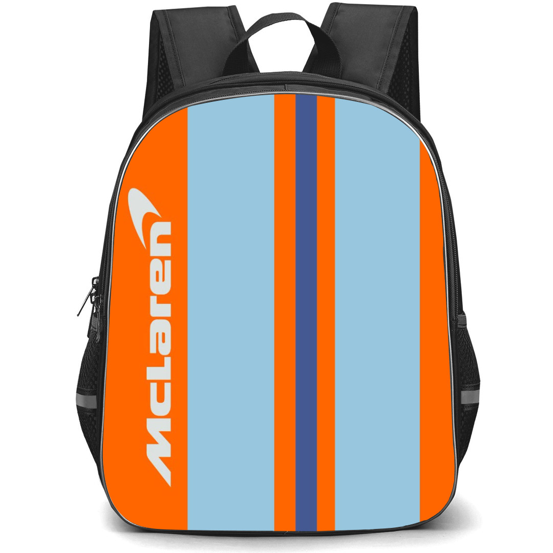 F1 Formula One McLaren Backpack StudentPack - McLaren X Gulf OC F1 Poster