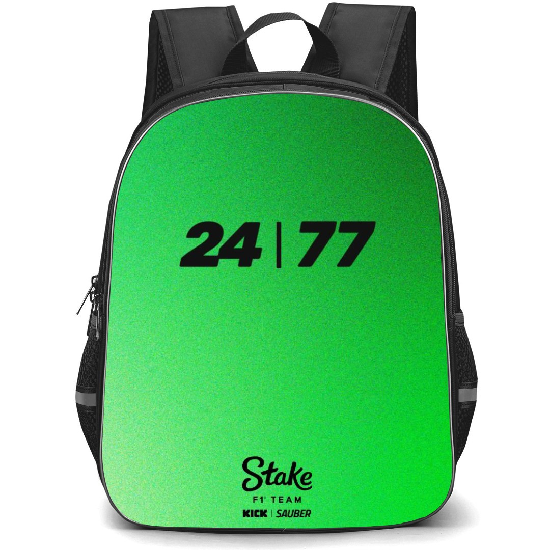 F1 Formula One Kick Sauber Backpack StudentPack - Kick Sauber F1 Team 24-77 Green Poster