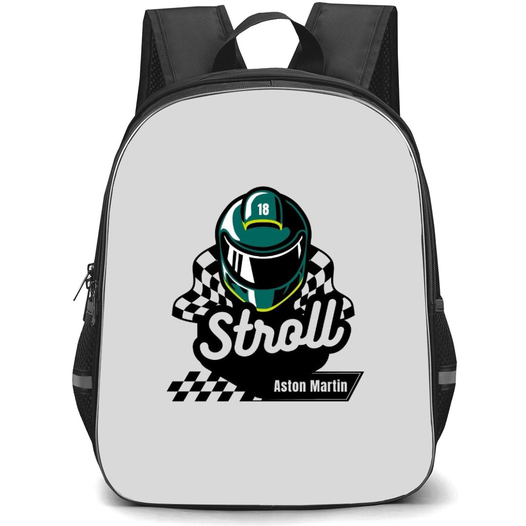 F1 Formula One Lance Stroll Backpack StudentPack -Racing Team Logo
