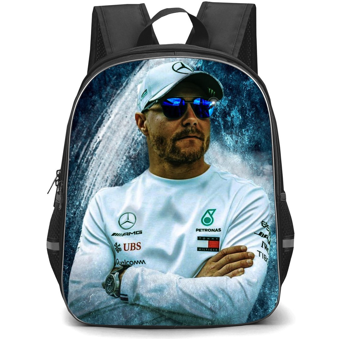 F1 Formula One Valtteri Bottas Backpack StudentPack - Cinematic Overlay Portrait