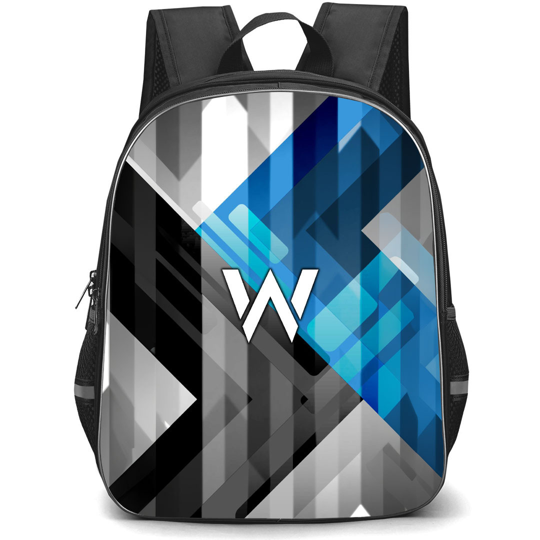 F1 Formula One Williams Racing Backpack StudentPack - Williams Racing Logo On Blue Black Graphic Art
