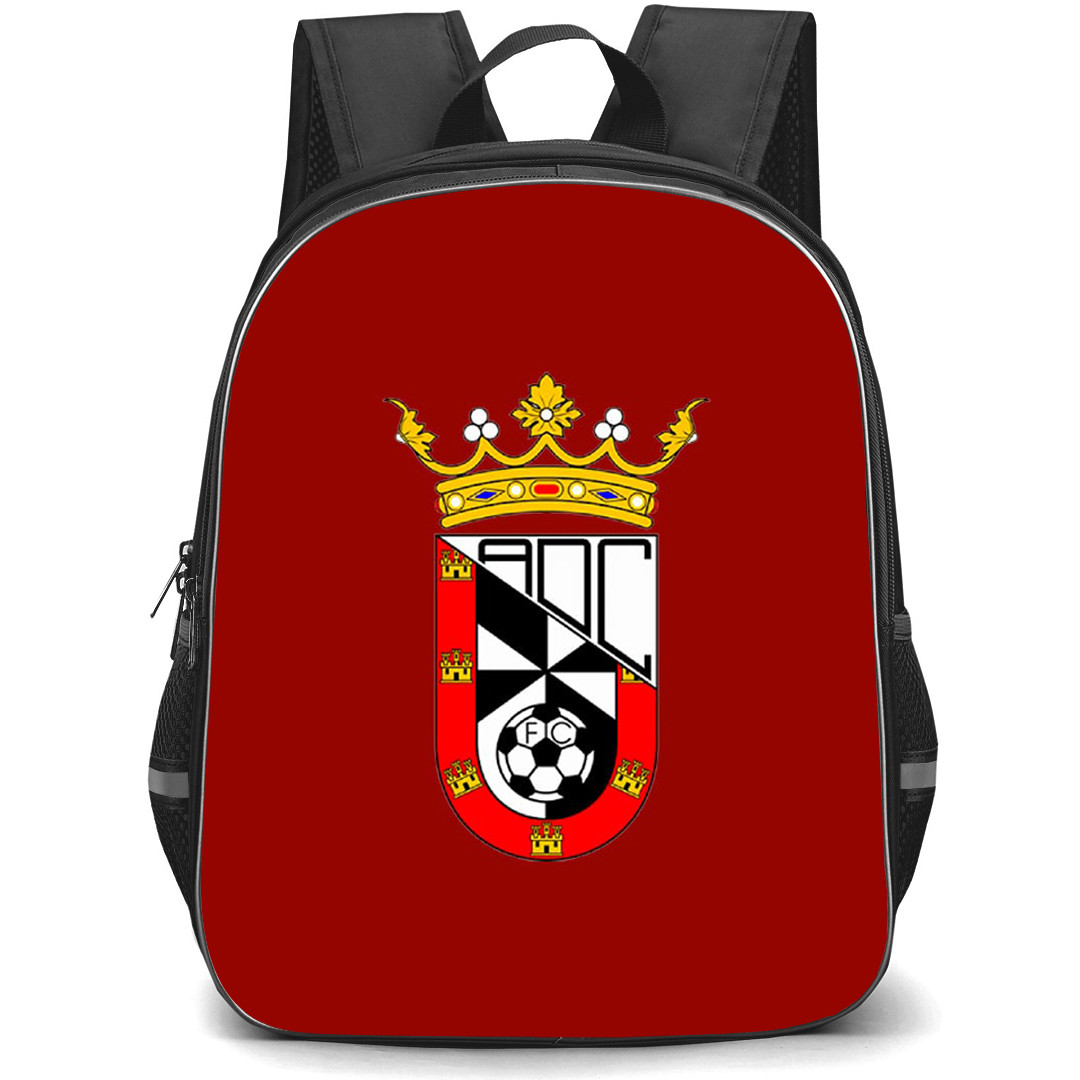 AD Ceuta FC Backpack School Bag StudentPack - AD Ceuta FC Logo On Red Background Football Club