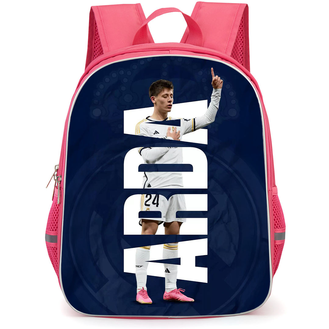 Arda Guler Backpack School Bag StudentPack - Arda Guler Goal Celebration On Word Art Blue Background